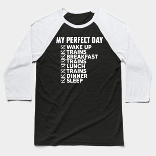 My Perfect Day Video Games Funny Cool Gamer Baseball T-Shirt